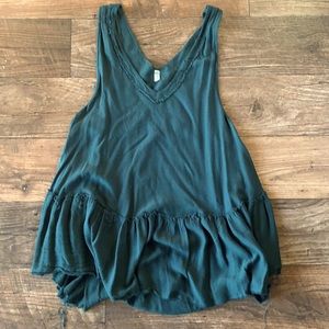 Intimately Free People Green Tank